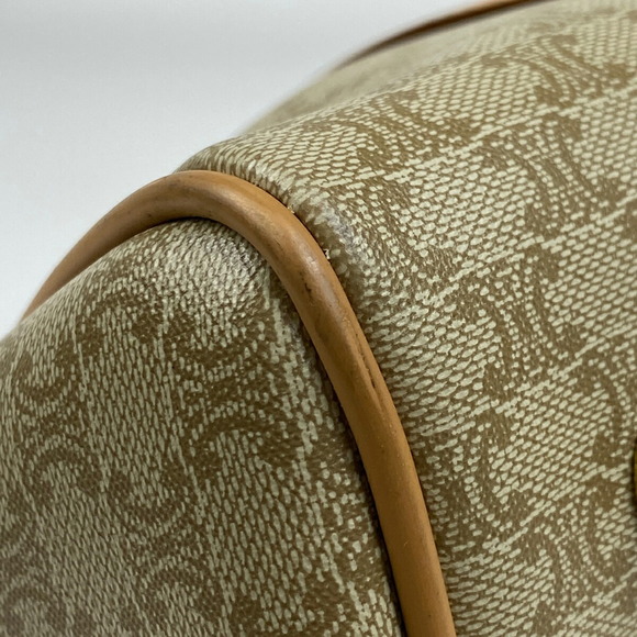 Celine Tan Mini Handbag Pattern Over All Canvas Macadam Brown - Picture 1 of 6